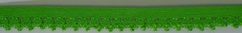 Elastisch Lingeriekant bloemmotief 15mm (50 m), Felgroen 204